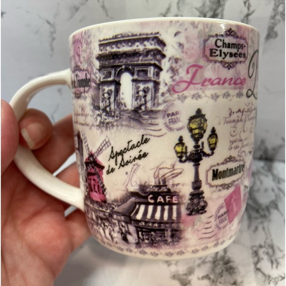 Paris-France Mug Pink Cute, Coffee Mug - Picture 3 of 8